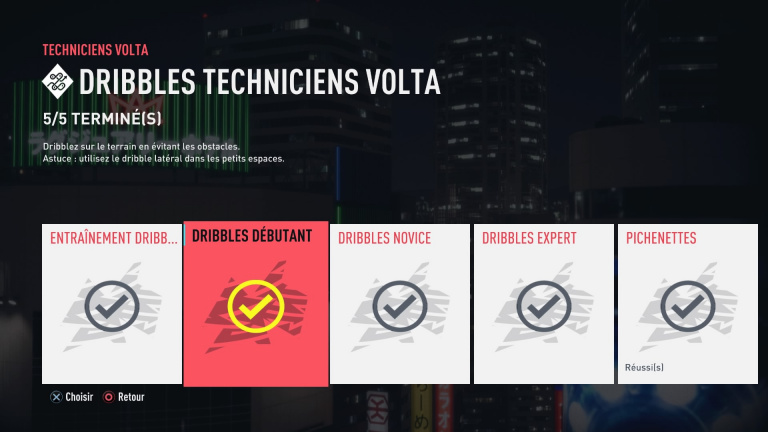 FIFA 20, Volta : les jeux techniques "dribbles techniciens", notre guide