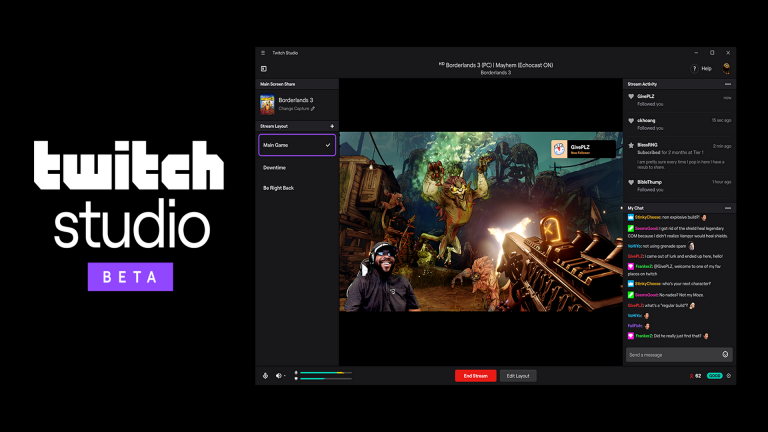 Twitch lance la bêta de Twitch Studio, une application pour les streamers débutants