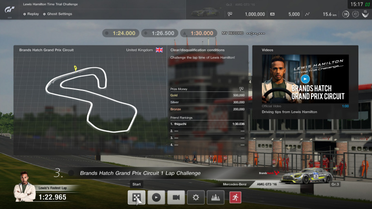 Gran Turismo Sport : le DLC Lewis Hamilton et cinq voitures entrent en piste