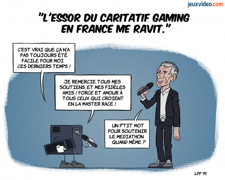Billet : "L'essor du caritatif Gaming en France me ravit"