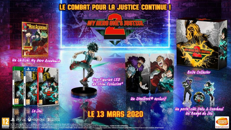 My Hero : One's Justice 2 dévoile son édition collector