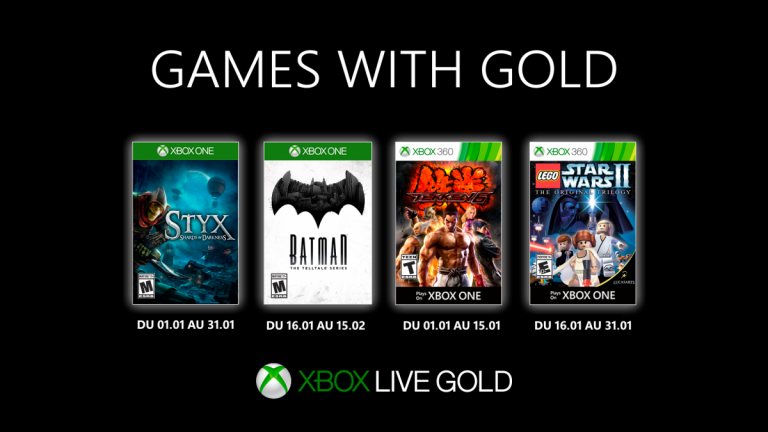 Xbox Games With Gold - Les jeux "offerts" de janvier 2020