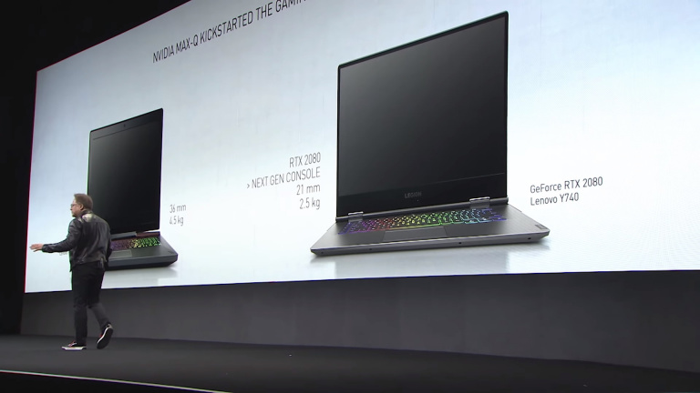 Un PC portable avec une RTX 2080 est plus puissant qu'une PS5 ou une Xbox Series X, selon Nvidia