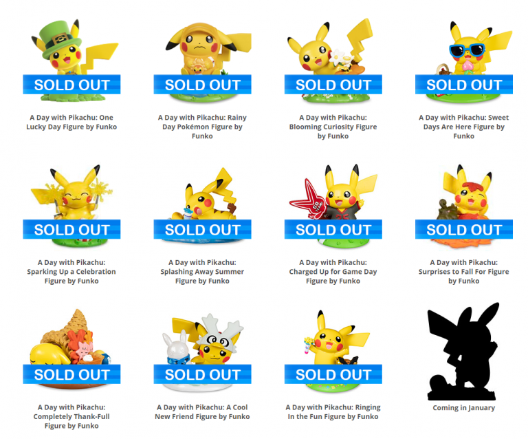 A Day With Pikachu : Funko et Nintendo continuent leur série de figurines