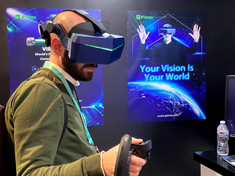 CES 2020 : découverte du casque de réalité virtuelle “8K” de Pimax