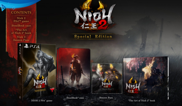 Nioh 2 : les précommandes de l'édition spéciale sont lancées en France