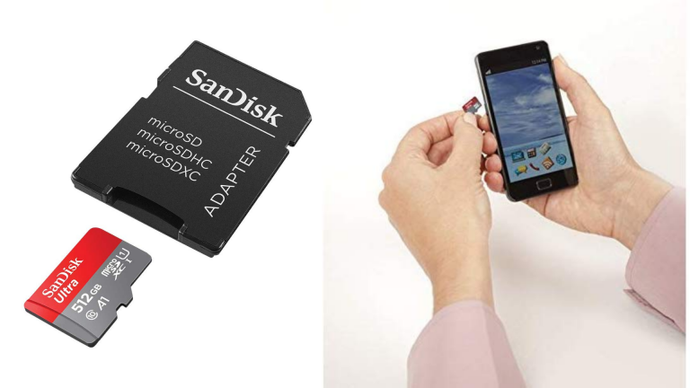 La Carte microSDXC SanDisk 512 Go et son adaptateur SD en promotion