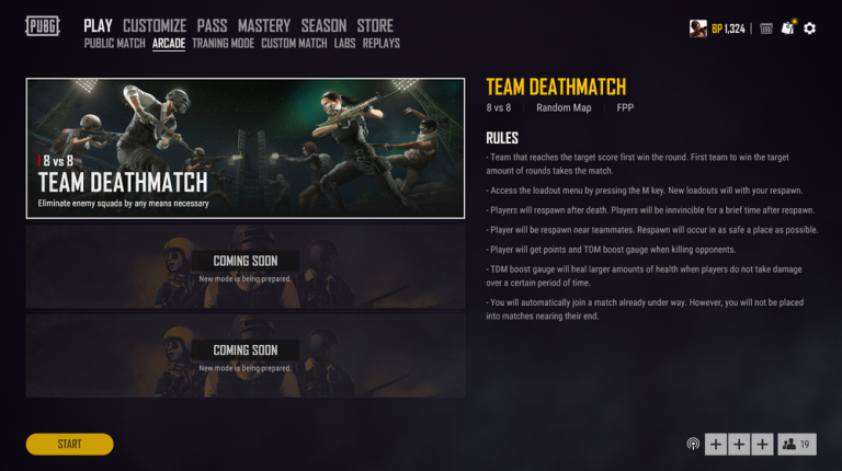 PUBG, saison 6, patch 6.2 : team Deathmatch, tout savoir sur le nouveau mode de jeu