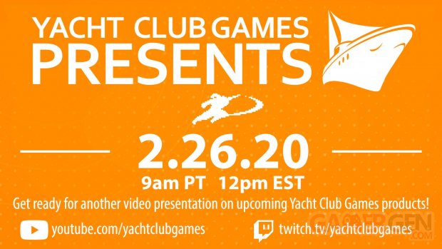 Yacht Club Games annonce un direct mercredi 26 février