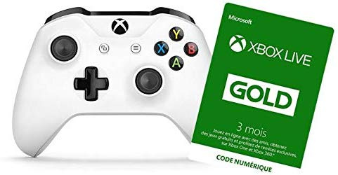 Le retour de la manette Xbox One + 3 mois Xbox Live Gold à 53,20€