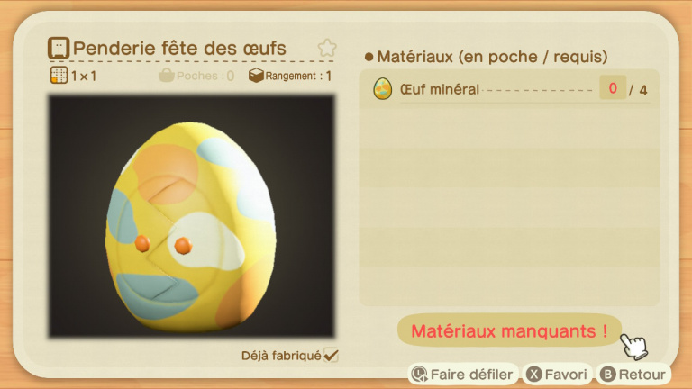 [MàJ] Animal Crossing New Horizons, œufs : Albin le lapin (événement de Pâques), notre guide