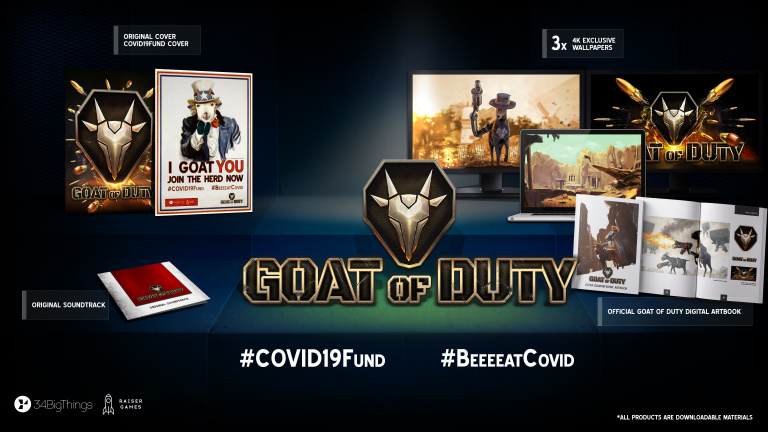 Coronavirus : Goat of Duty annonce 3 DLC pour soutenir la lutte contre le virus