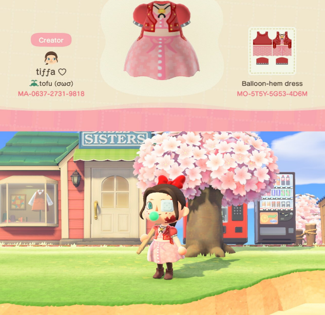 Animal Crossing New Horizons, vêtements Final Fantasy 7 : les meilleurs motifs à télécharger