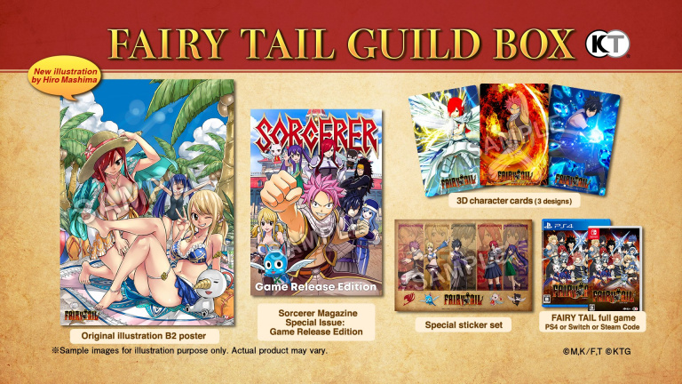 Fairy Tail : Koei Tecmo dévoile l'édition physique Guild Box