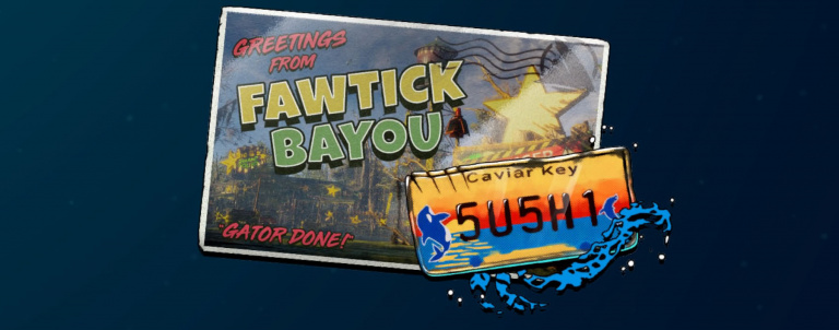 Plaques d'immatriculations du Bayou de Fawtick