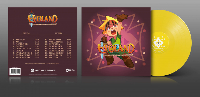 Evoland Legendary Edition : Shiro Game annonce une édition physique sur PS4 et la bande originale sur vinyle