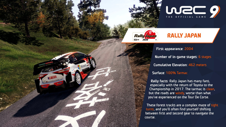 WRC 9 dévoile quatre nouvelles images pour le Rallye du Japon