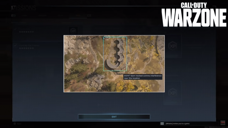 Call of Duty Warzone, saison 4, mission de renseignement Chasser l'ennemi : Origine de l'interférence repérée au niveau du bunker ouest, notre guide