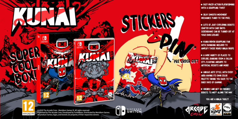 KUNAI aura droit à sa version physique sur Nintendo Switch