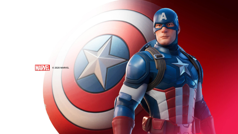 Captain America débarque dans la boutique de Fortnite