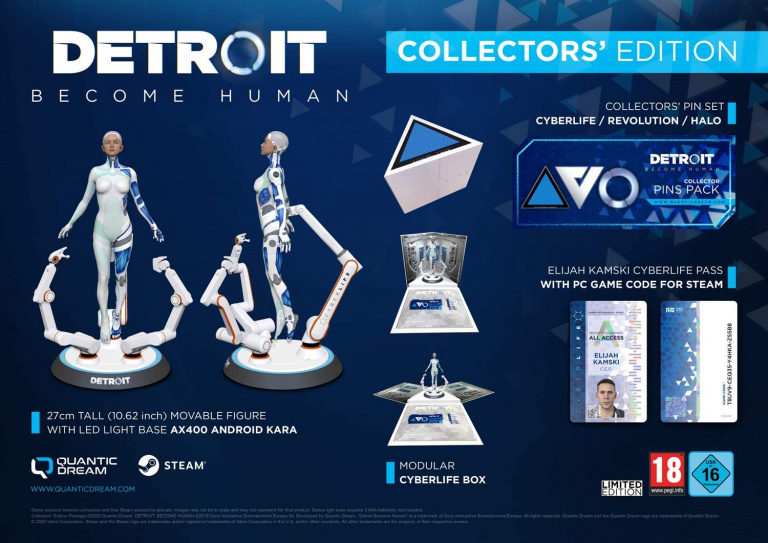 Detroit : Become Human - La Collector's Edition PC disponible en précommande