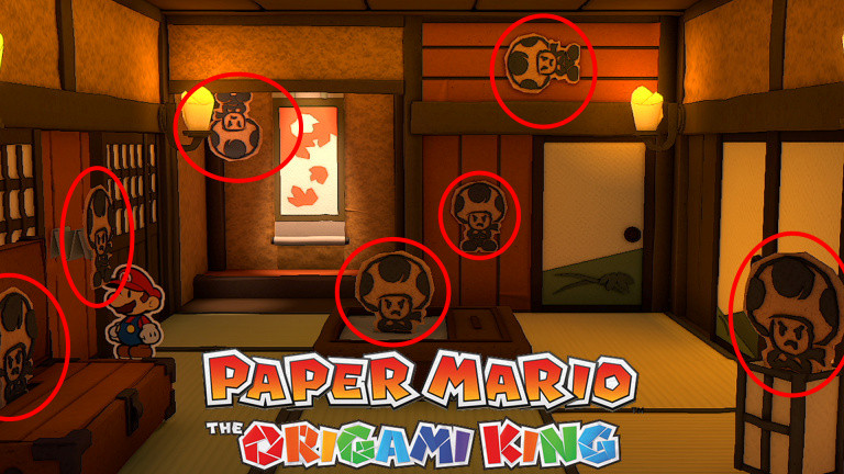Paper Mario : The Origami King, Manoir Ninja, où trouver les 25 ninjas ? Notre guide