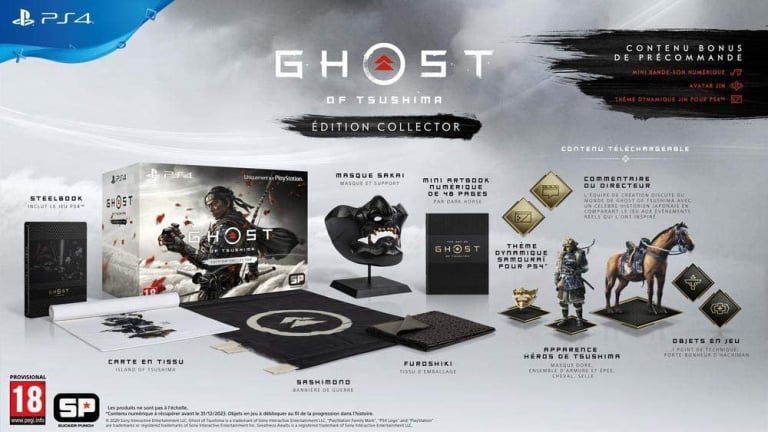 Promo Amazon : Ghost of Tsushima Edition Collector à -15%