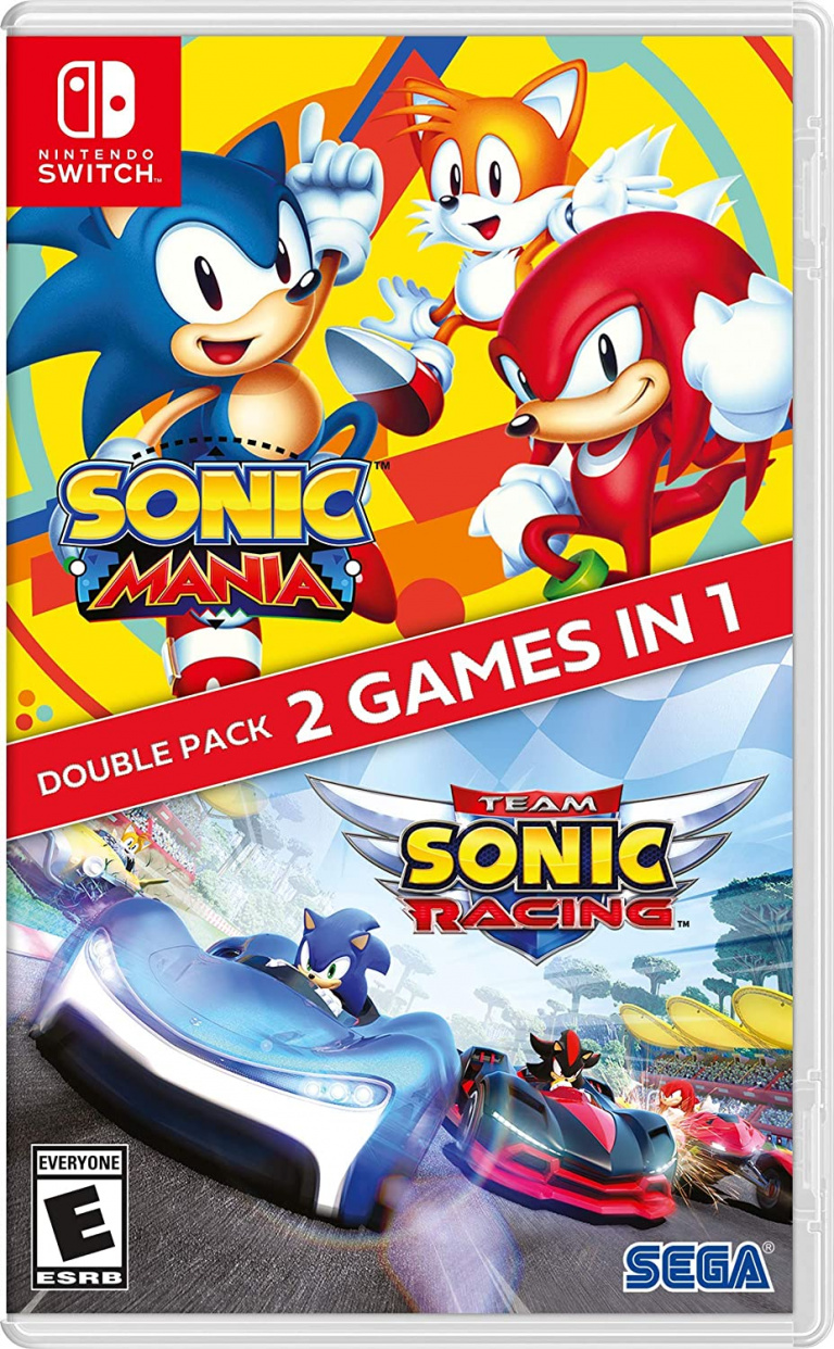 Switch : Un Sonic Mania + Team Sonic Racing Double Pack annoncé par Sega