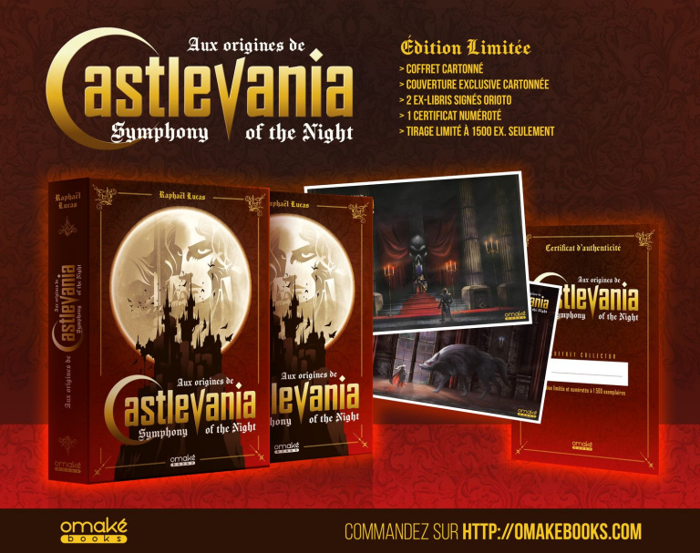 Aux Origines de Castlevania : Symphony of the Night - Un ouvrage à venir chez Omaké Books