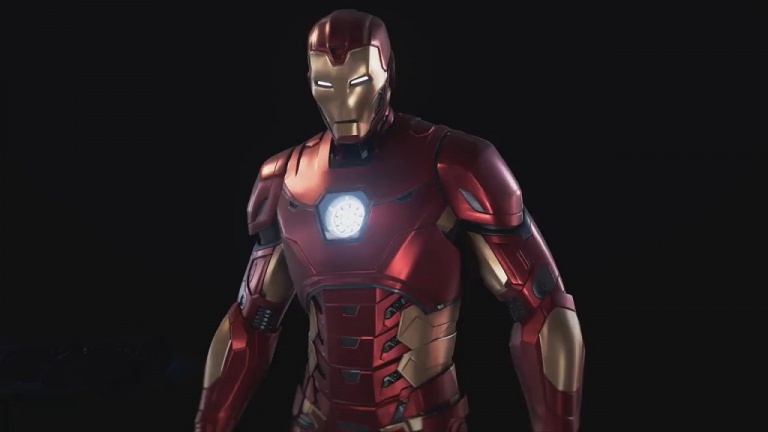 Marvel's Avengers : Iron Man déboule dans un canyon