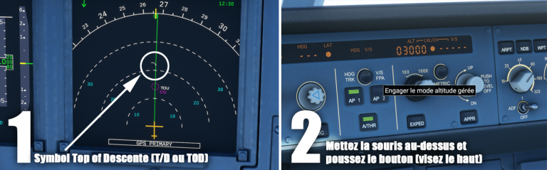 Flight Simulator, Airbus 320neo : Descente