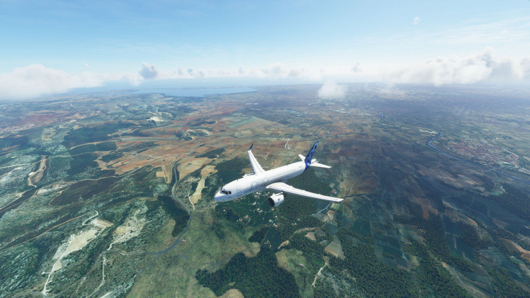 Flight Simulator, Airbus 320neo : Décollage