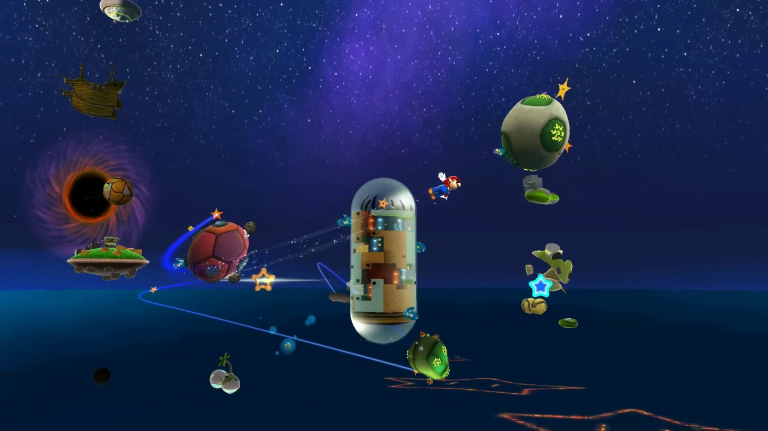 Super Mario 3D All-Stars : Course sous le soleil, combat de plante sauvage et voyage spatial