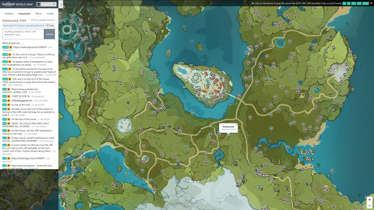 Genshin Impact, carte interactive : l'outil ultime pour votre exploration, notre guide d'utilisation
