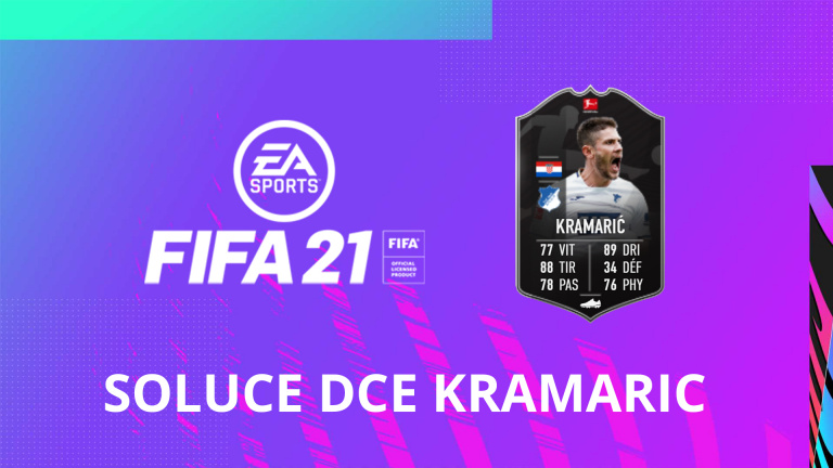 FIFA 21, DCE : Andrej Kramaric, joueur du mois Bundesliga, solution du défi création d'équipe
