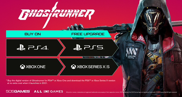 Ghostrunner, le titre cyberpunk, débarquera également sur PS5 et Xbox Series X / S