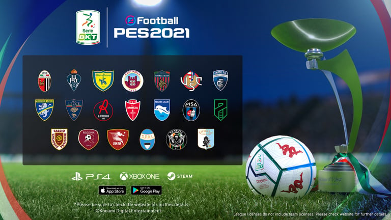 PES 2021 : Konami signe un nouveau partenariat avec le football italien