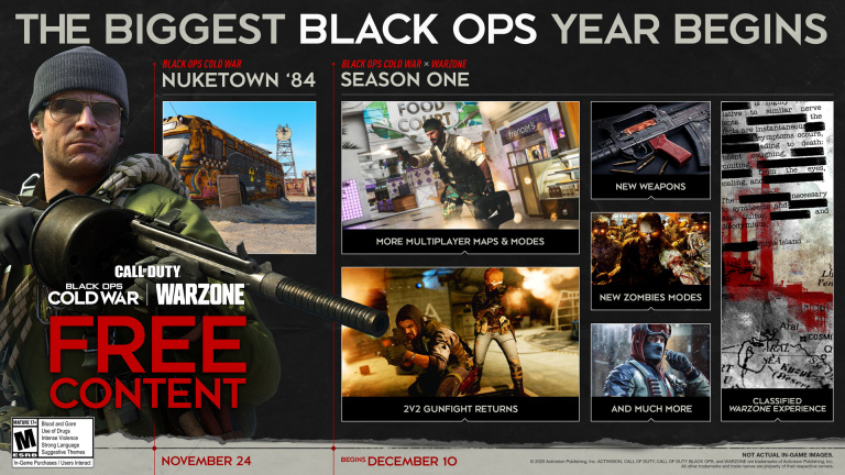 Call of Duty Black Ops Cold War : une date pour la saison 1 et une feuille de route