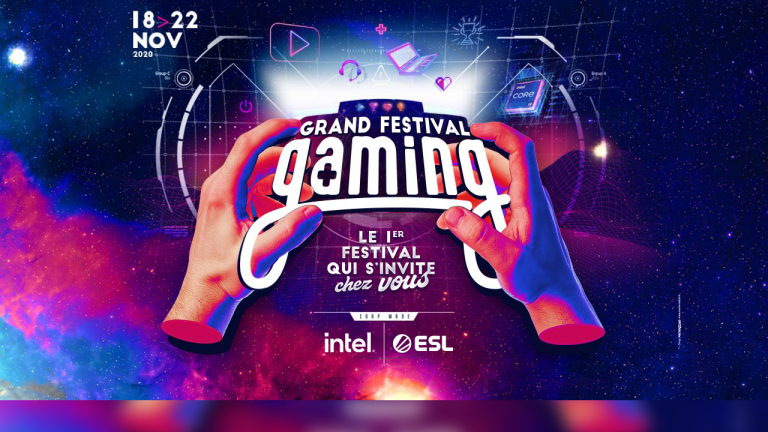 Grand Festival Gaming : le premier festival de jeu vidéo qui s'invite chez vous !