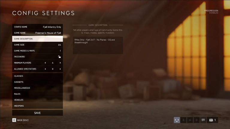 Battlefield V s'offre de nouvelles options pour les serveurs communautaires