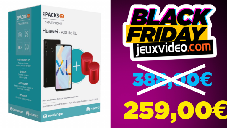 Black Friday : Le pack Huawei P30 Lite XL + Duo CM510 à 259€ chez Boulanger