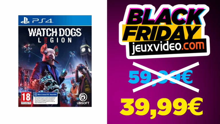 Black Friday : Watch Dogs Legion encore moins cher chez Cultura à 39,99€