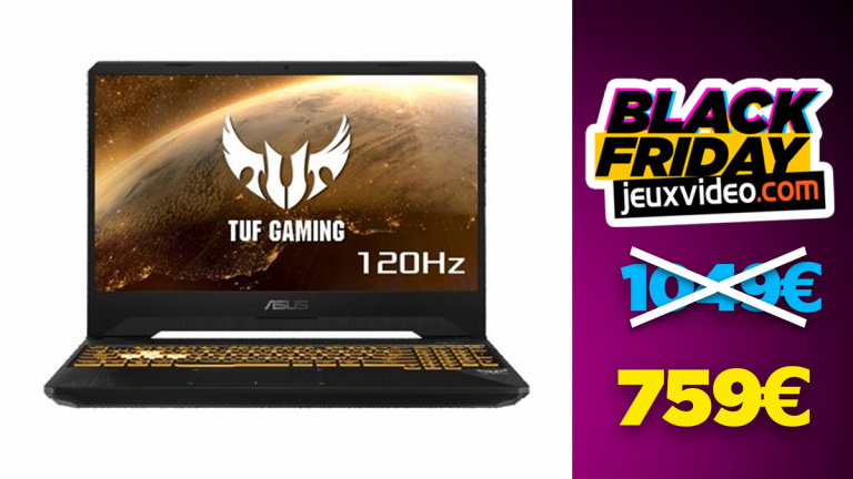 Black Friday : PC portable Asus TUF avec GTX 1650 et Ryzen 5 à 759,99€ chez Fnac.com