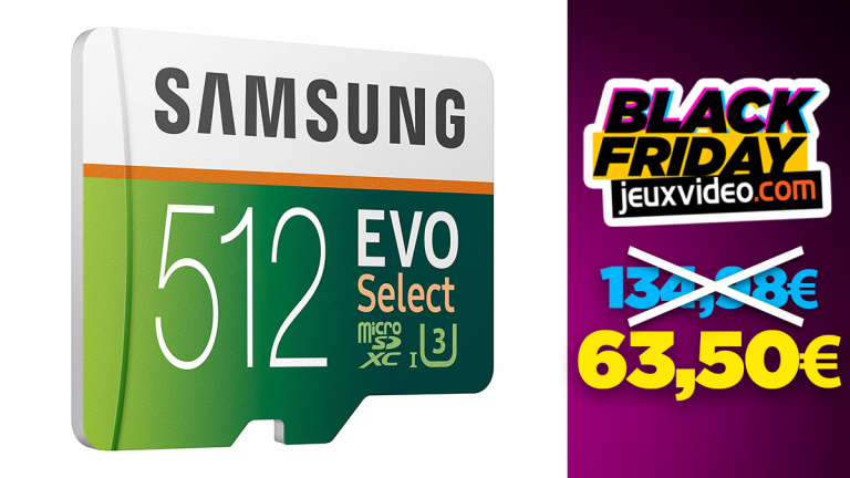 Black Friday : Les cartes mémoire Micro-SD Samsung EVO Select jusqu'à -53% sur Amazon