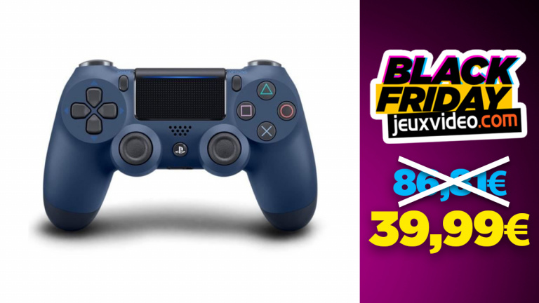 Black Friday : La DualShock 4 Midnight Blue à -53% sur Cdiscount