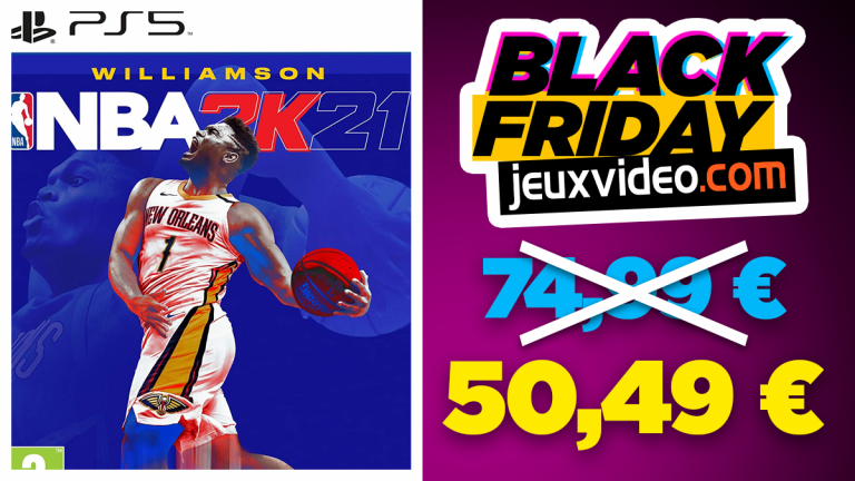 Black Friday : NBA 2K21 sur PS5 à -33% chez Amazon