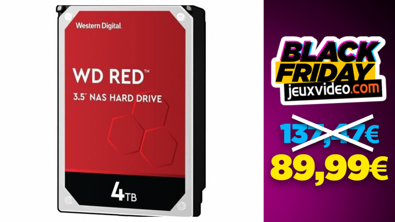 Black Friday : Le disque interne 4 To WD Red moins de 90€ sur Cdiscount - jeuxvideo.com