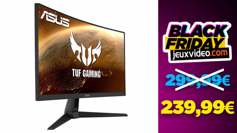 Black Friday : L'écran PC Gamer 27 pouces incurvé Asus TUF VG27VH1B à 239,99€ sur Amazon