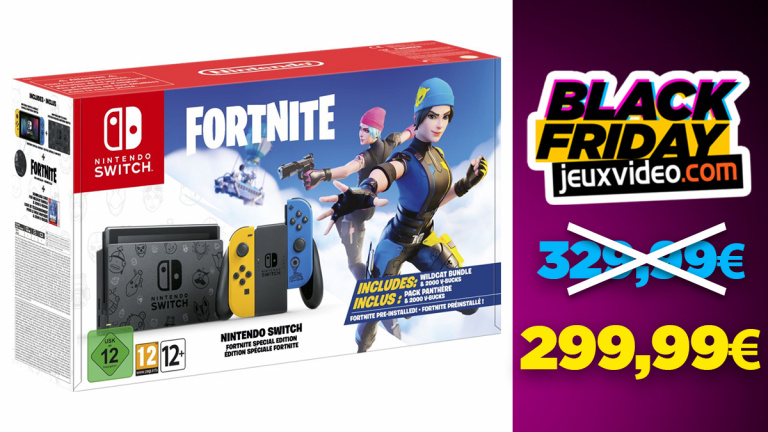 Black Friday : La Nintendo Switch Edition spéciale Fortnite à moins de 300€