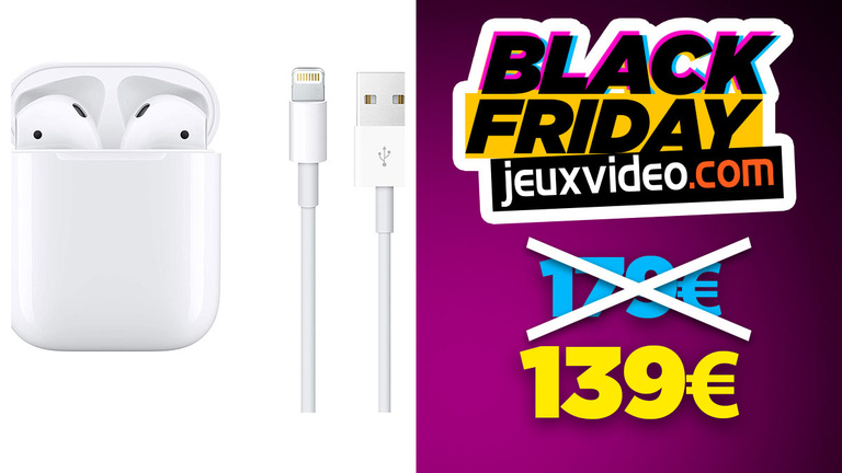Black Friday : les AirPods 2 à 139 € chez Amazon